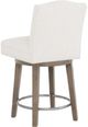 Fairfield® Customizable Entree Dining Camel Short Back Swivel Counter Stool-3
