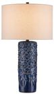 Currey & Company Fairmont Dark Blue Table Lamp-1