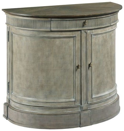 American Drew® Savona Demilune Versaille Mocha Elm Top Bachelor Chest
