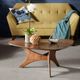 Olliix by INK+IVY Brown Blaze Triangle Wood Coffee Table-3