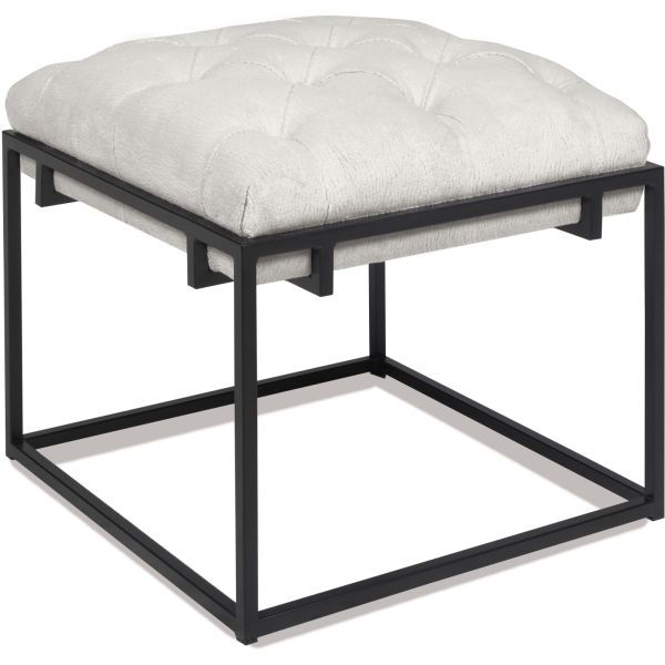 Parker Southern Kira Flair Linen Ottoman-0