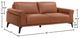 New Classic® Home Furnishings Como Terracotta Sofa-4