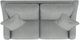 La-Z-Boy® Charlie Silver Apartment-Size Sofa-5