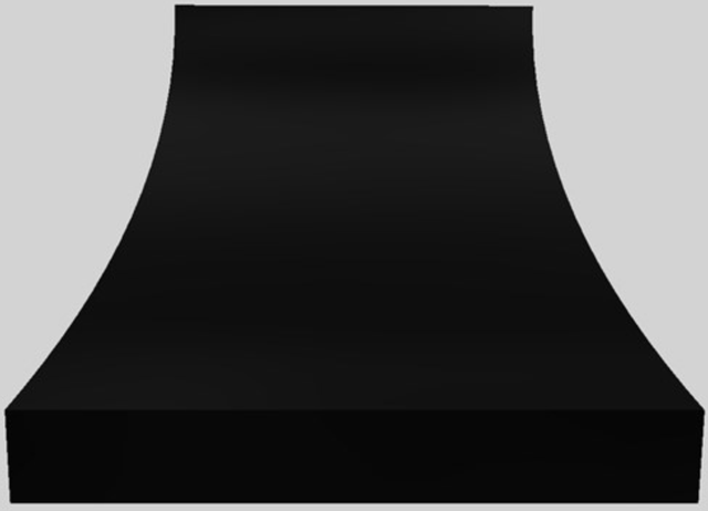 Vent-A-Hood® Designer Series 42" Black Wall Mounted Range Hood-0