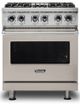 Viking® 5 Series 30" Pacific Grey Pro Style Dual Fuel Natural Gas Range-0