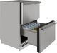 U-Line® 24" Stainless Steel Outdoor Built-In Or Freestanding Refrigerator with Two Full Extension Drawers-2