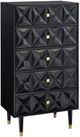 Linon Geo Black Chest Of Drawers-1