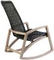 Armen Living Griffin Black/Natural Outdoor Rocking Chair-3