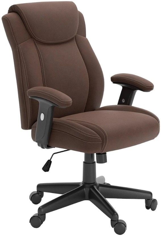 Signature Design by Ashley® Corbindale Black/Brown Office Chair-0