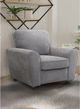 Mazin Furniture Bethany Grey Upholstered Accent Chair-2