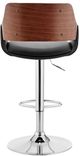 Armen Living Colby Black/Chrome Bar Stool-4
