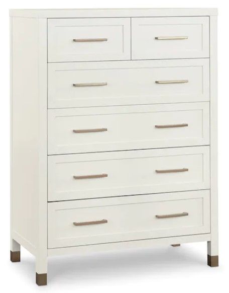 Bassett® Furniture Tidewater Hampton White Tall Chest-0