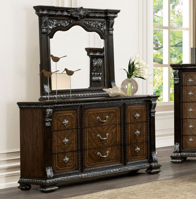 Furniture of America® Promenade Espresso Dresser with Jewelry Box-1