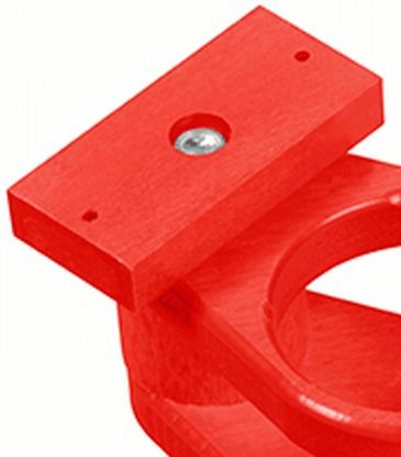 C.R. Plastics Adirondack Red Wineglass / Cup Holder-1