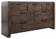 International Furniture Direct Raramuri Black Dresser-4