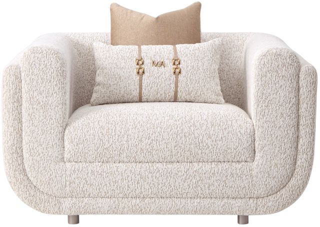 Michael Amini® Savannah Breeze White Matching Chair-1