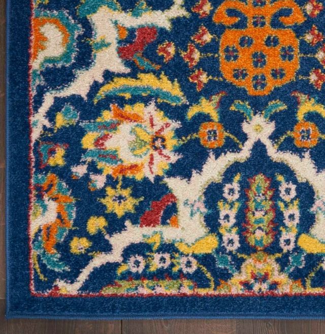 Nourison Home™ Allur Navy Multicolor 5'x7' Style 2 Area Rug-2