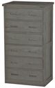Crate Designs™ Furniture Graphite Chest-0
