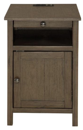 Signature Design by Ashley® Treytown Grayish Brown Chairside End Table-1