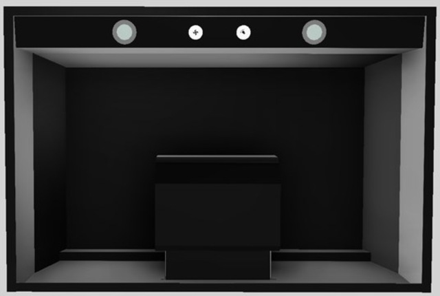 Vent-A-Hood® Designer Series 36" Black Wall Mounted Range Hood-1