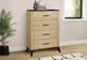 Monarch Specialties Inc. Light Oak/Rustic Oak Chest-1