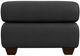 La-Z-Boy® Charlie Navy Leather Ottoman-3