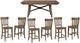 Steve Silver Co. Riverdale 7-Piece Driftwood Counter Height Dining Table Set-0