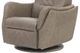 Fornirama 92 Taupe Power Swivel Rocker Recliner with Power Adjustable Headrest-1