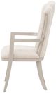 Michael Amini® Fantosini Silver Leaf Dining Arm Chair-2