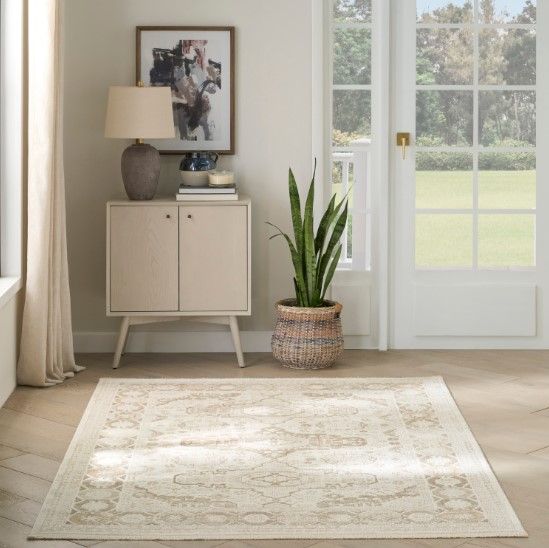 Nourison Home™ Pardis Ivory Beige 5'x7' Area Rug-1