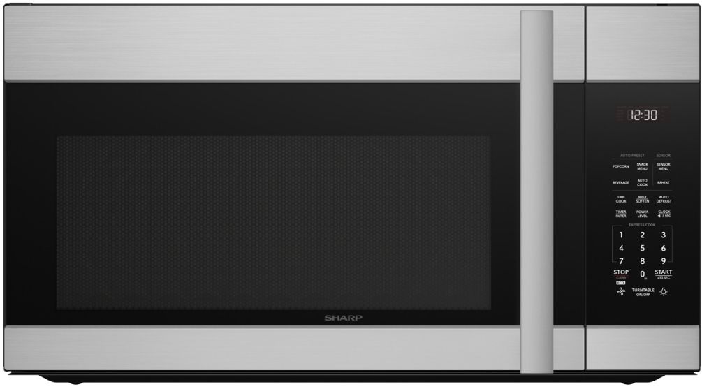 Sharp® 1.7 Cu. Ft. Stainless Steel Over The Range Microwave
