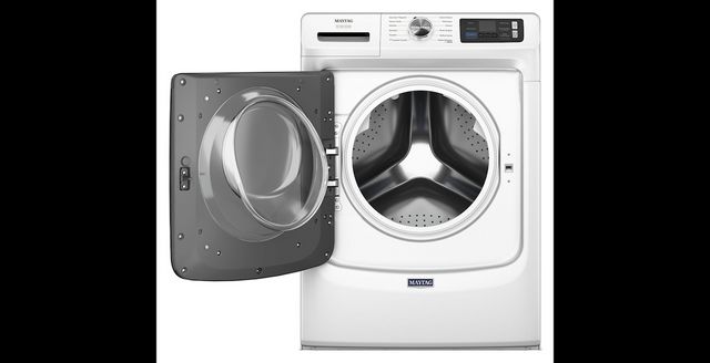 Maytag® 5.0 Cu. Ft. White Front Load Washer -9