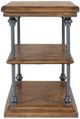 Jofran Inc. Larson Brown Chairside Table-3