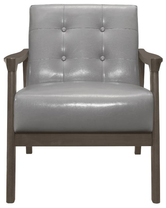 Homelegance® Alby Gray/Light Gray Accent Chair-2