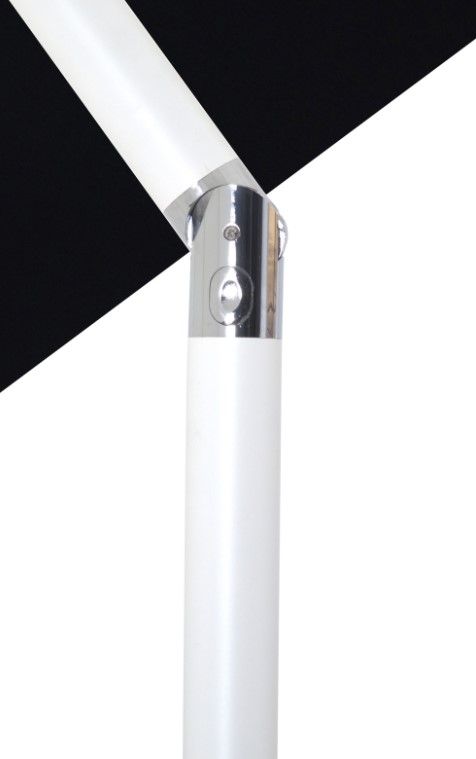 Meridian Furniture Fiji Black/Matte White Aluminum Outdoor Patio Umbrella-4