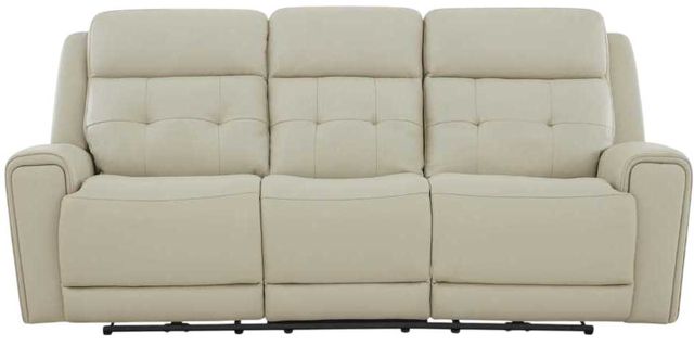 Liberty Furniture Carrington Baja Stone Leather Triple Zero Gravity Power Reclining Sofa-3
