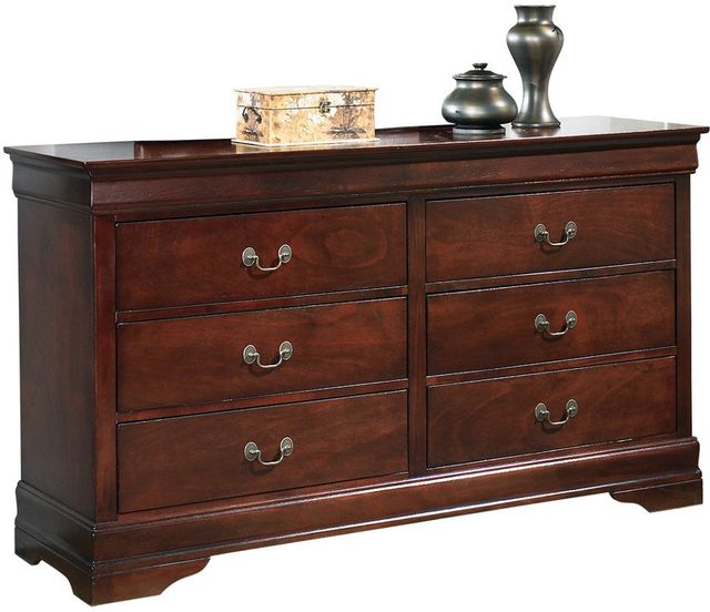 Signature Design by Ashley® Alisdair 5-Piece Dark Brown California King Sleigh Bed Set-2