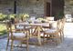 Century® West Bay Natural Wooden Rectangular Outdoor Dining Table-2