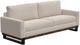 International Furniture Direct Blackburn Beige/Black Sofa-0