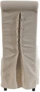 A & B Home Laramie Neutral Brown Parsons Skirted Chair-1