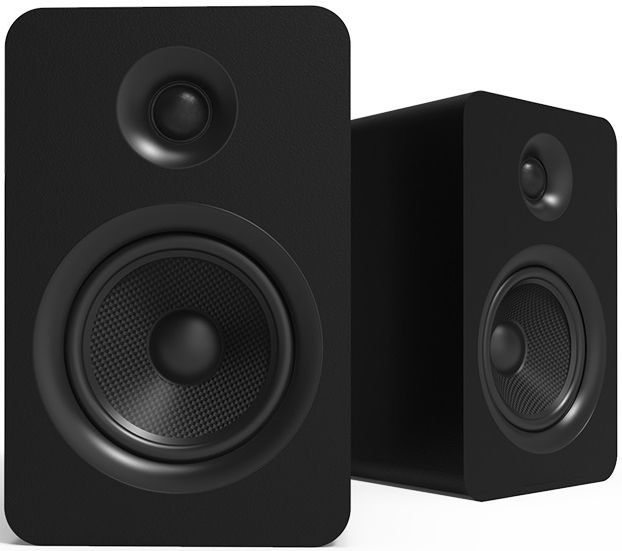 Kanto YU 5.25" Matte Black Bookshelf Speakers (Pair)-0