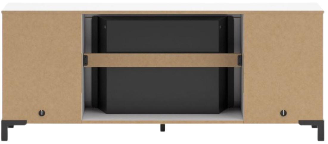 Signature Design By Ashley Brollevi TV Stand with Electric Fireplace - Thumbnail 2