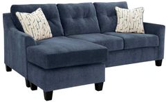 Benchcraft® Amity Bay Ink Queen Sofa Chaise Sleeper