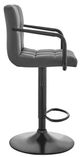 Armen Living Laurant Gray Adjustable Swivel Bar Stool-1
