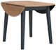 Signature Design by Ashley® Gesthaven Natural Round Dining Drop Leaf Table with Blue Base-1