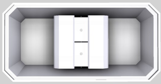 Vent-A-Hood® Designer Series 60" White Island Range Hood-1