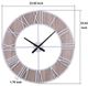 Stylecraft Gray/White Wall Clock-4