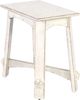 Sunny Designs™ Marina White Sand Rectangular Chair Side Table-0