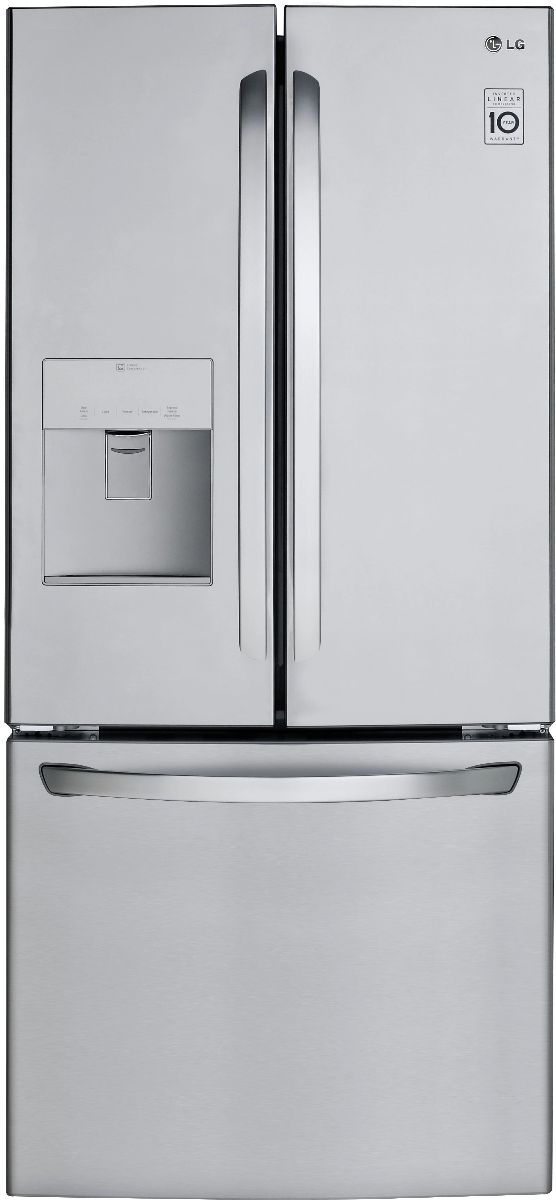 LG 30" 21.8 Cu. Ft. Stainless Steel French Door Refrigerator-0