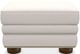 La-Z-Boy® Pembroke Hemp Ottoman with Brass Nailhead Trim-0